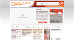 Desktop Screenshot of marthomaparishsharjah.com