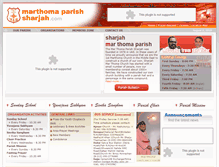 Tablet Screenshot of marthomaparishsharjah.com